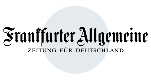 FlyNex im Frankfurter Allgemeine Zeitung FAZ Logo